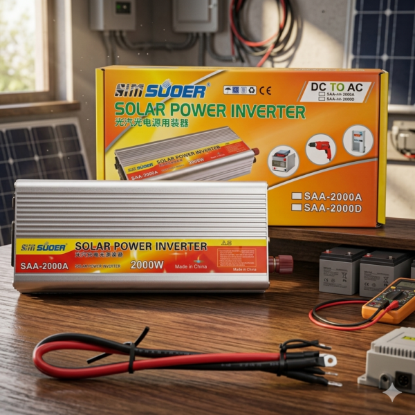 Suoer 2000w Inverter With Inbuilt 20a Charger